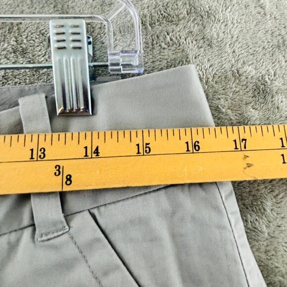 Eddie Bauer Mercer‎ Fit Capri Pants Womens 8 Gray Stretch Cuff 25" Inseam - Picture 11 of 11